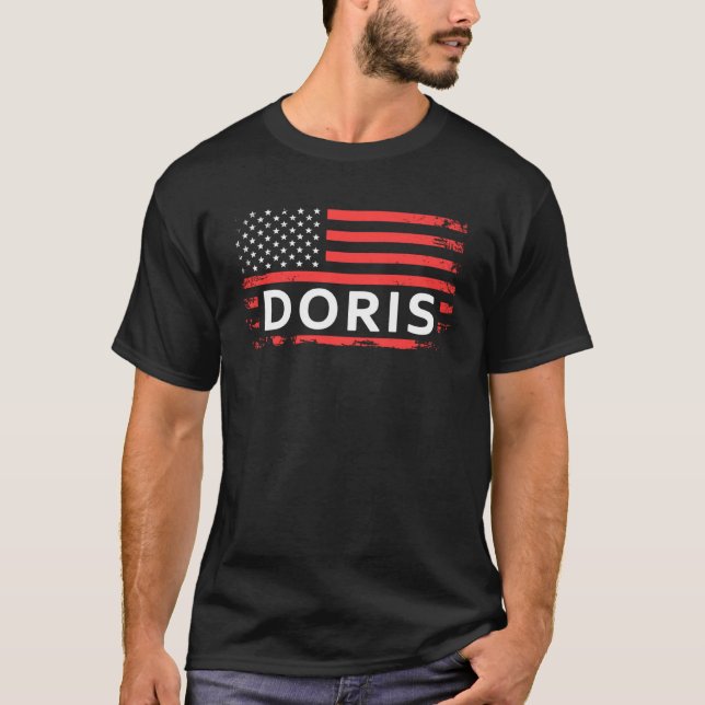 T-SHIRT DORIS AMERICAN FLAG FOR DORIS (Devant)