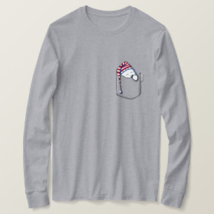 T-shirt Dormeuse de poche Westie KiniArt
