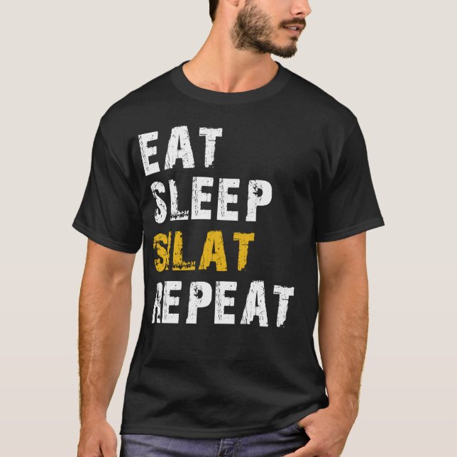 T-shirt dormir à manger Silat (Devant)