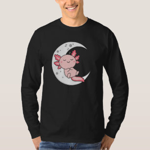 T-shirt Dormir Beaucoup Axolotl Lune Dormir Animaux Se dét