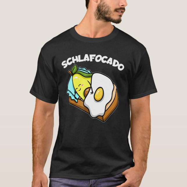T-shirt Dormir de la nuit de l'avocat de Schlaffocado Paja (Devant)