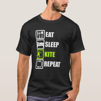 T-shirt DORMIR KITE REPAT Kiteboarding Kitesurf