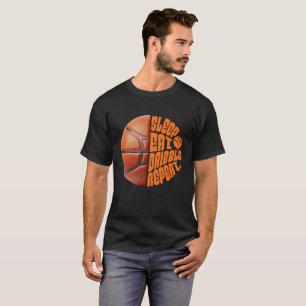 T-shirt Dormir Manger Dribbler Répéter – Amoureux de Baske