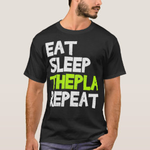 T-shirt Dormir manger Thepla Répéter Desi Hindu Gujarati
