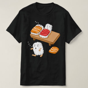 T-shirt Dormir Marcher le sushi Cuisine japonaise
