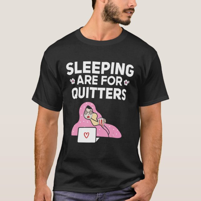 T-shirt Dormir sont pour Quitters K Drama Coréen Drama Kdr (Devant)