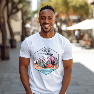T-shirt Dors Sous Les Stars Camper Camping