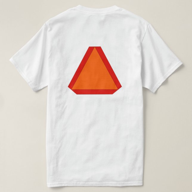 T-shirt Dos lent de signe de sécurité de cavaliers de (Design dos)