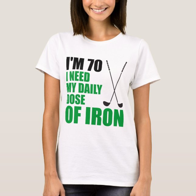 T-shirt Dose 70 quotidienne de fer (Devant)