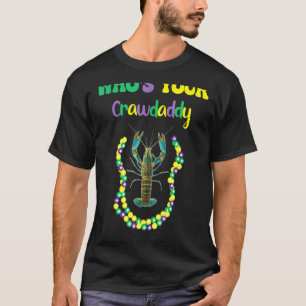 T-shirt Dose Votre Crawdaddy Crawfish Jester perles Couleu