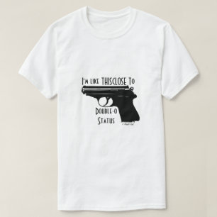 T-shirt Double 0 Statut Une Chemise MisterP