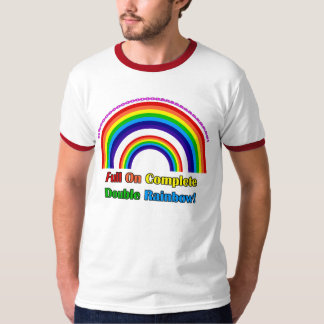 T-shirt Double arc-en-ciel