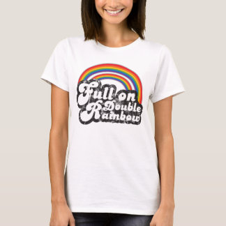 T-shirt Double arc-en-ciel