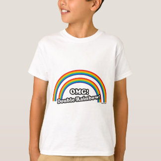T-shirt Double arc-en-ciel