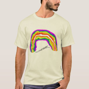 T-shirt Double arc-en-ciel ALLTHEWAY….
