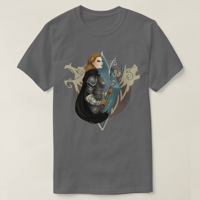 T-shirt Double axe impérial (Design devant)