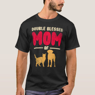 T-shirt Double Bienheureuse Maman Juste Une Maman Qui Aime