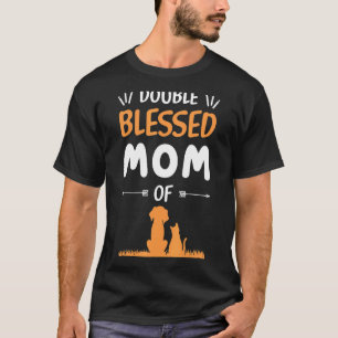 T-shirt Double Bienheureuse Maman Juste Une Maman Qui Aime