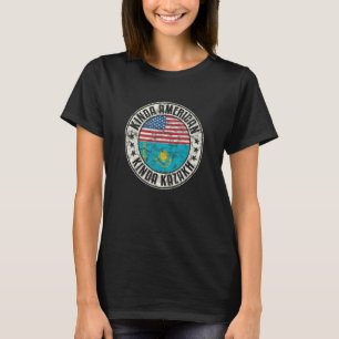 T-shirt Double citoyenneté américain kazakh Kazakhstan Dra