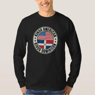T-shirt Double citoyenneté américain République dominicain