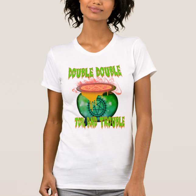 T-shirt "Double double huile et problème : Embrassez la so (Devant)