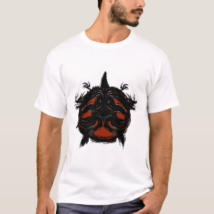 T-shirt double dragon tribal anarchy symbole anarchie 504