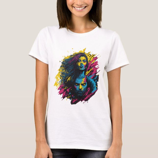 T-shirt Double identité (Devant)