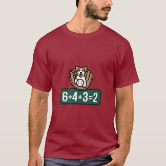 T-shirt double jeu de chiot