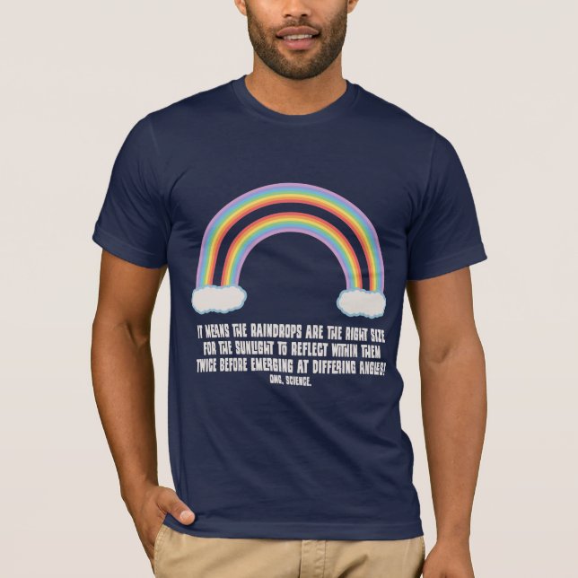 T-shirt Double signification d'arc-en-ciel (Devant)