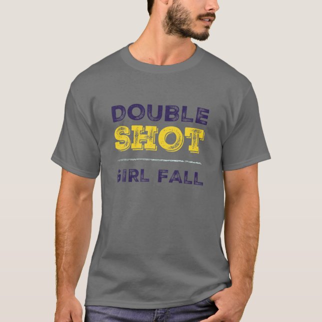 T-shirt Double Tir Fille Obtenir un vaccin Pro Vaccine Com (Devant)