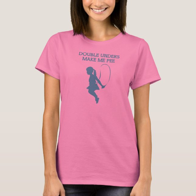 T-shirt Double Unders font le pipi (Devant)