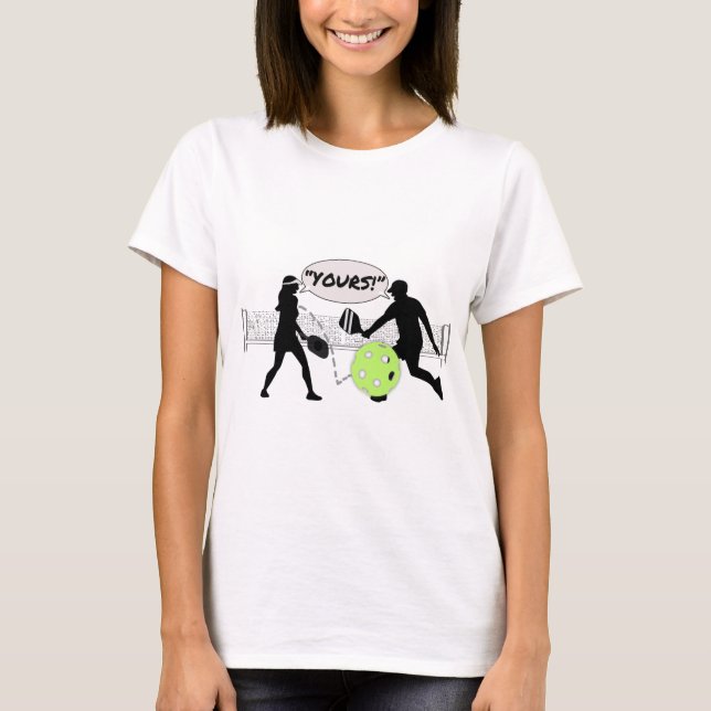 T-shirt Doubles de Pickleball (Devant)