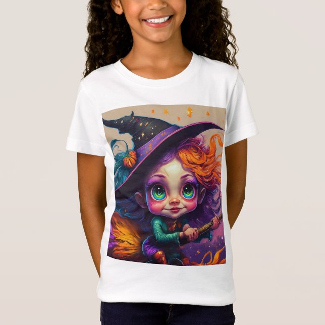 T-Shirt Douce Bébé Sorcière (Devant)