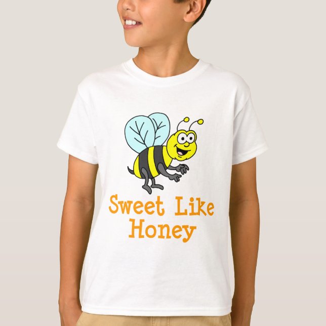 T-shirt Douce Comme Une Abeille De Miel (Devant)