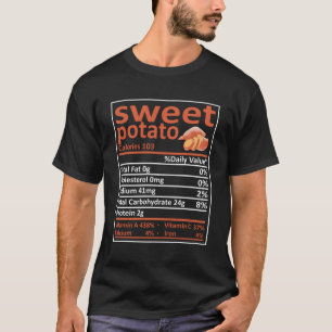 T-shirt Douce Pomme de terre Nutrition Famille Corresponda
