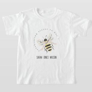 T-shirt Douce Sœur Pastel To Bee Fête de Naissance Neutre