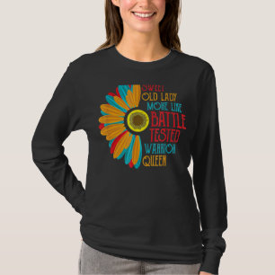 T-shirt Douce Vielle Dame Drôle Vieux Personnes Vielles Fe