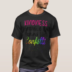 T-shirt Douceur Saupoudrer Tout Autour Comme Confetti
