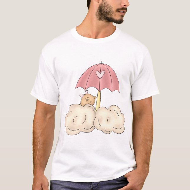 T-shirt Douche de bébé (Devant)