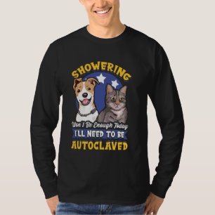 T-shirt Douche Ne Suffira Pas Aujourd'Hui Humour Drôle Cha