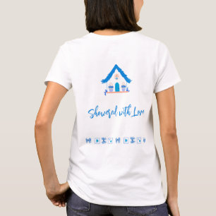 T-shirt Douche personnalisée avec Baby shower d'amour