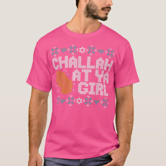 T-shirt Doudou Hanoukka Avec Drôle Dit Challah Sur