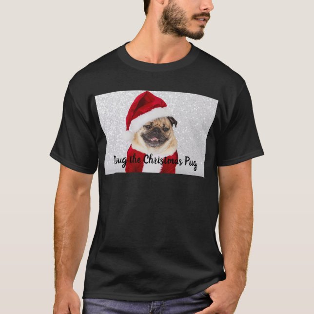 T-shirt Doug le Carlin de Noël  (Devant)