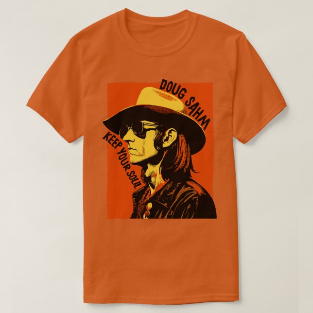 T-shirt Doug Sahm Retro Ventilateur original (Design devant)