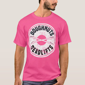 T-shirt Doughnut And Deadlifts Poids Lifting Powerlift