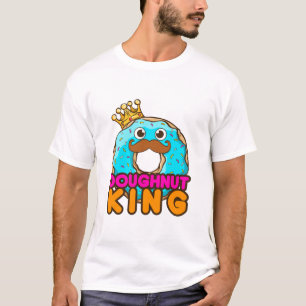 T-shirt Doughnut King Donut Lover Hommes garçons