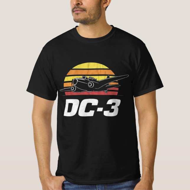 T-shirt Douglas DC-3 (Devant)