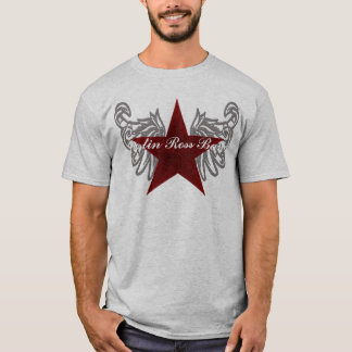 T-shirt douille de bande de Justin ross longue