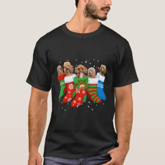 T-shirt Douille de caniche Poodle Chien Chaussettes Cute X