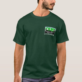 T-shirt Douille de CERT de Houston longue (vert)